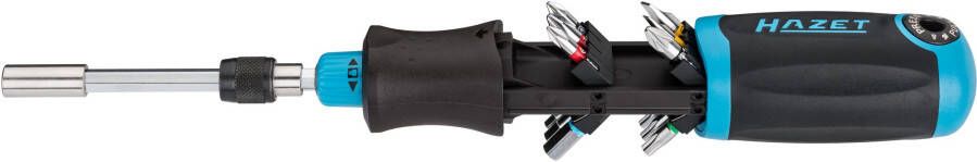 Hazet Bit ratelschroevendraaier | 0 5?x?4 | 1 2?x?6 5 | PH1 | PH2 | PZ1 | PZ2 | 4 6 | T15 T25 | 13-delig 810R-3