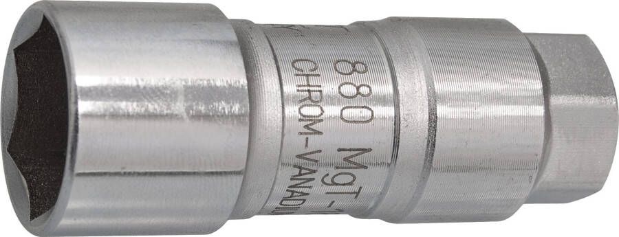 Hazet Bougiedopsleutel 880MGT-18 · 3 8 inch (10 mm) vierkant hol · Buiten-zeskant-profiel · SW 18 mm