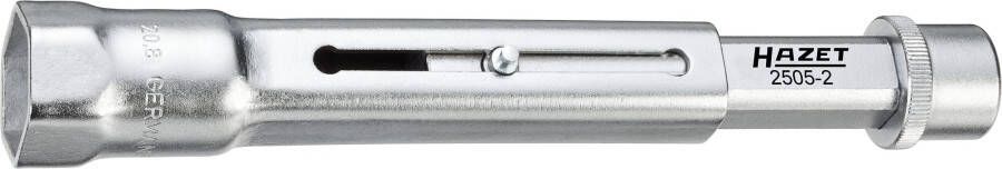 Hazet Bougiesleutel 2505-2 · 3 8 inch (10 mm) vierkant hol · Buiten-zeskant-profiel · SW 20 8 mm · 13 16?