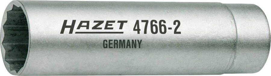 Hazet Bougiesleutel 4766-2 · 3 8 inch (10 mm) vierkant hol · Buitentwaalfkant profiel · SW 14 mm