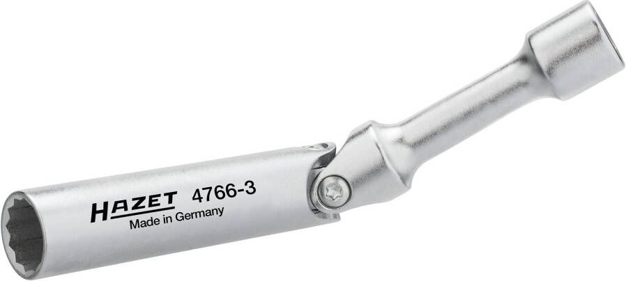 Hazet Bougiesleutel 4766-3 · 3 8 inch (10 mm) vierkant hol · Buitentwaalfkant profiel · SW 14 mm