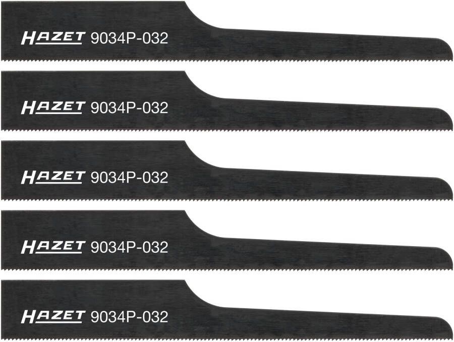 Hazet Decoupeerzaagbladen · 32 tanden · 5x 9034P-032 5 · Lengte: 93 mm