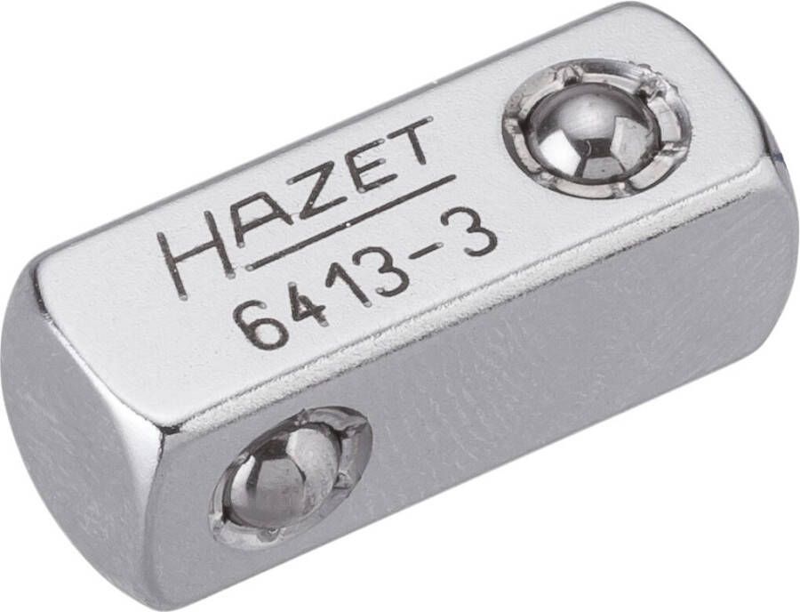 Hazet Doorsteekvierkant 6413-3 · 3 8 inch (10 mm) vierkant massief · 3 8 inch (10 mm) vierkant massief · Lengte: 25 mm