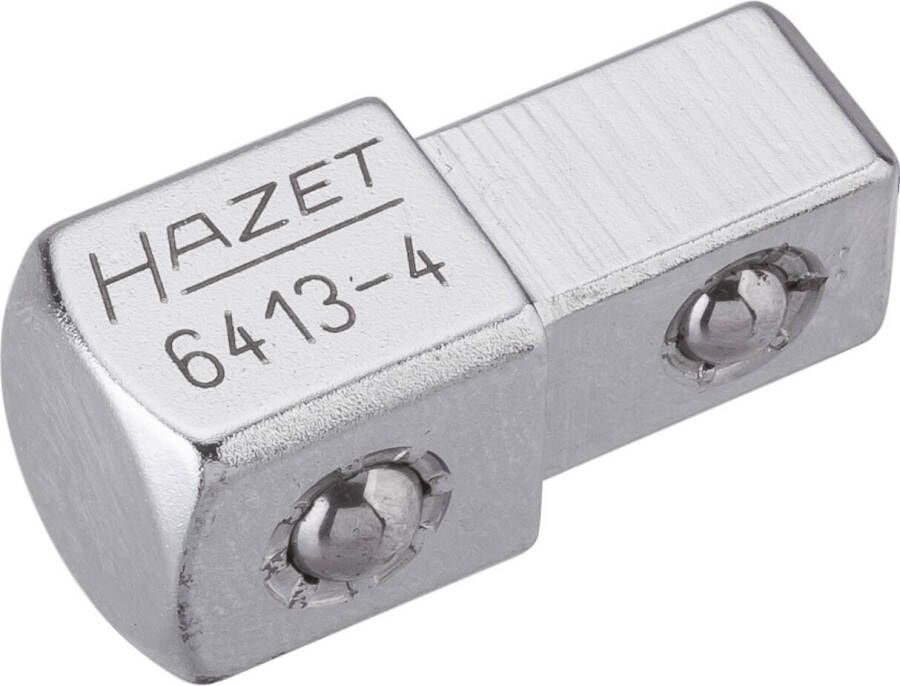 Hazet Doorsteekvierkant 6413-4 · 3 8 inch (10 mm) vierkant massief · 1 2 inch (12 5 mm) vierkant massief · Lengte: 30 2 mm