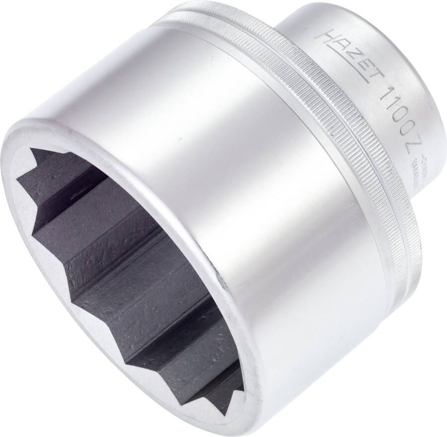 Hazet Dopsleutel 1100Z-75 · 1 inch (25 mm) vierkant hol · Buitentwaalfkant profiel · SW 75 mm
