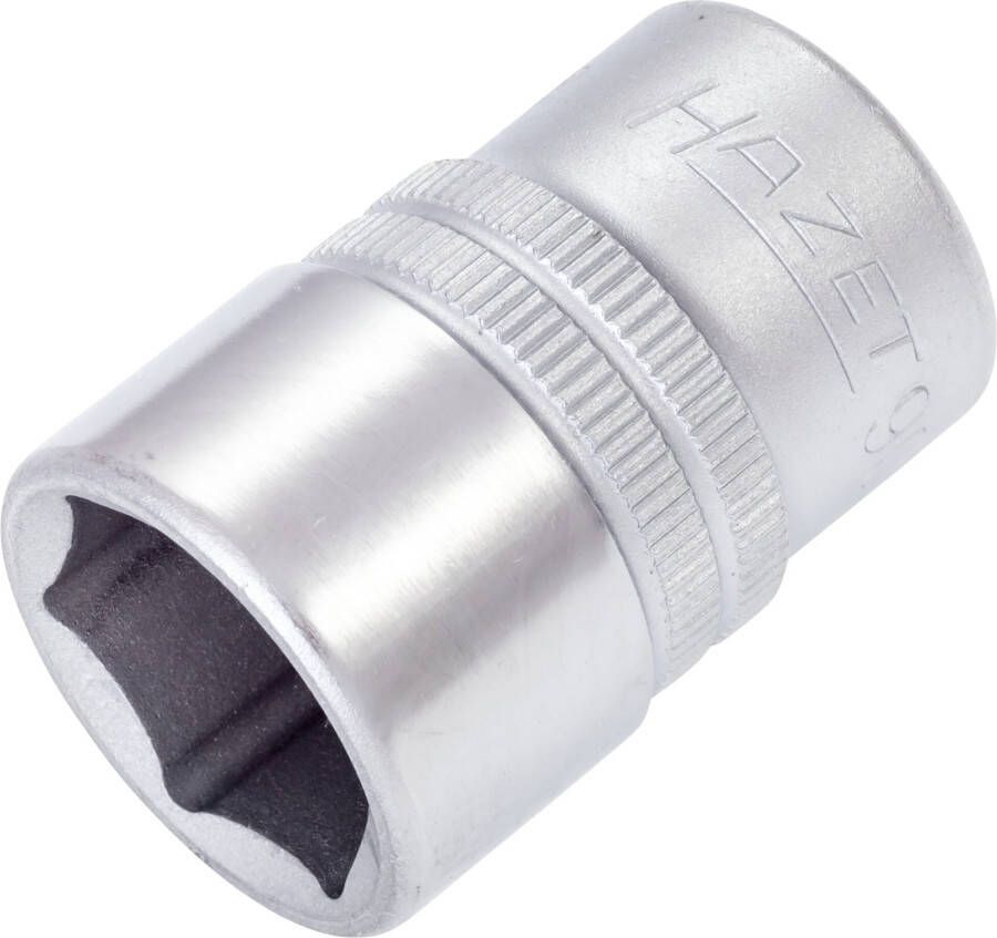 Hazet Dopsleutel 900-18 · 1 2 inch (12 5 mm) vierkant hol · Buiten-zeskant-tractieprofiel · SW 18 mm
