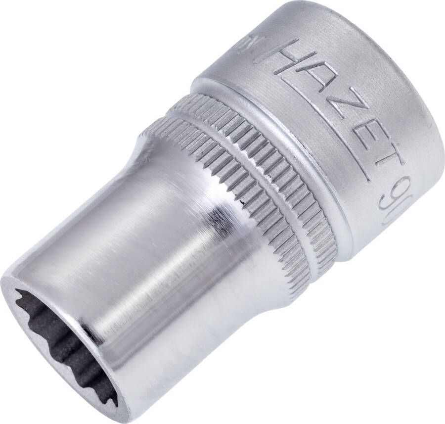 Hazet Dopsleutel 900Z-12 · 1 2 inch (12 5 mm) vierkant hol · Buitentwaalfkant tractieprofiel · SW 12 mm
