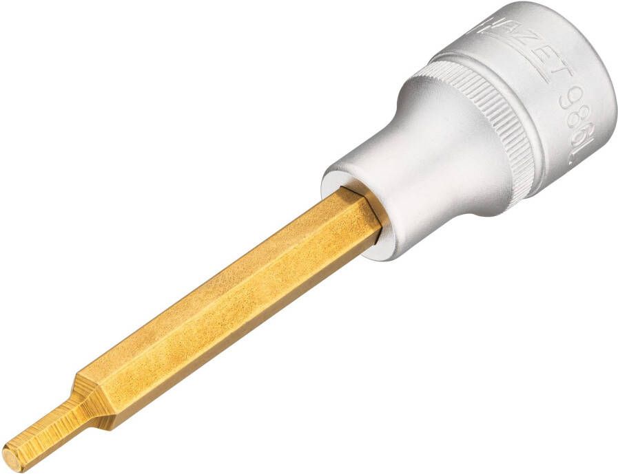Hazet Dopsleutelbit 986L-4 · 1 2 inch (12 5 mm) vierkant hol · Binnen-zeskant-profiel · SW 4 mm
