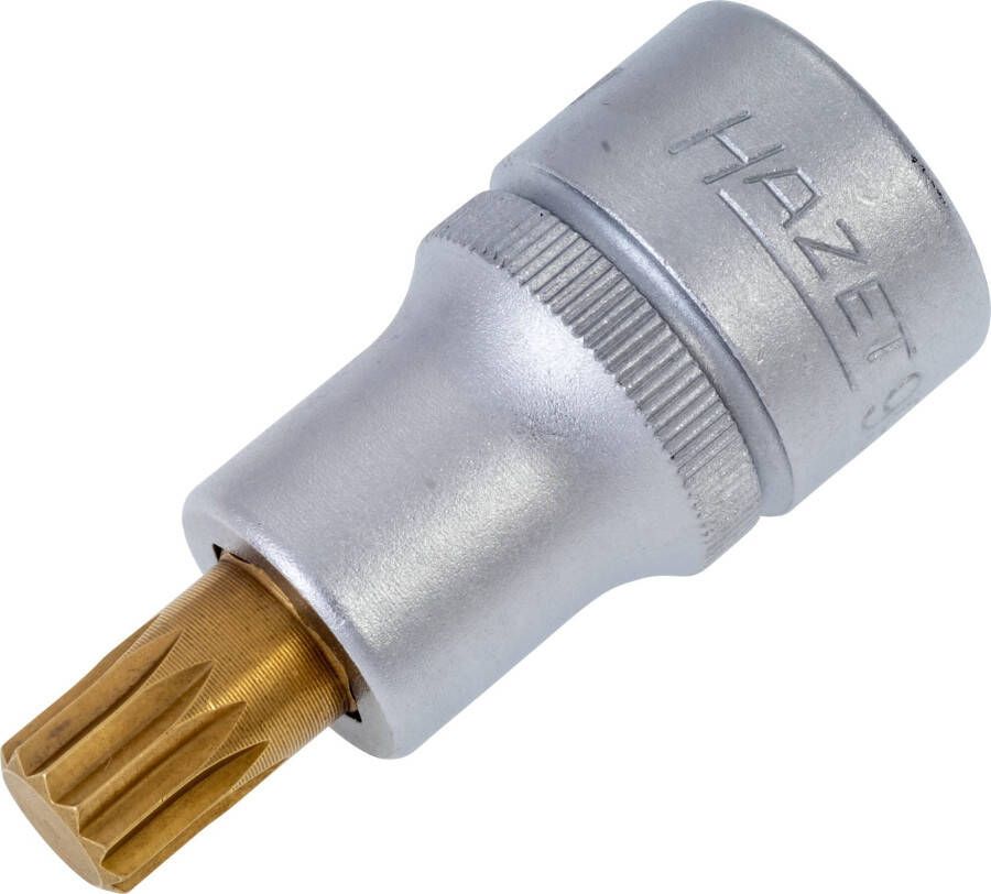 Hazet Dopsleutelbit 990-10 · 1 2 inch (12 5 mm) vierkant hol · Binnenveeltandprofiel XZN · SW M10
