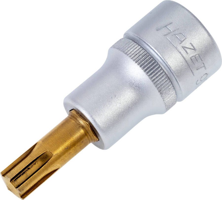 Hazet Dopsleutelbit 991-9 · 1 2 inch (12 5 mm) vierkant hol · Binnenspieprofiel Ribe-CV · SW M9