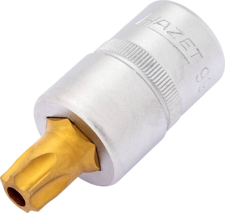 Hazet Dopsleutelbit 992-T55H · 1 2 inch (12 5 mm) vierkant hol · Tamper resistant TORX -profiel · SW T55H