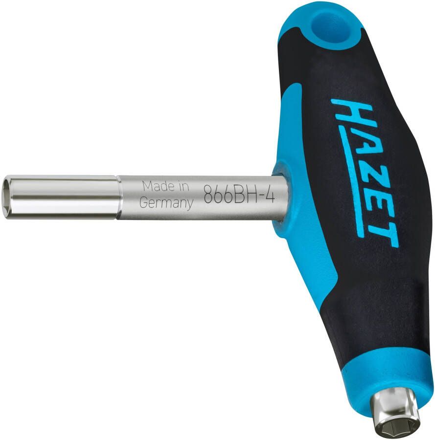 Hazet Dubbele bithouder met T-greep 866BH-4 · 1 4 inch (6 3 mm) zeskant hol · 97 mm