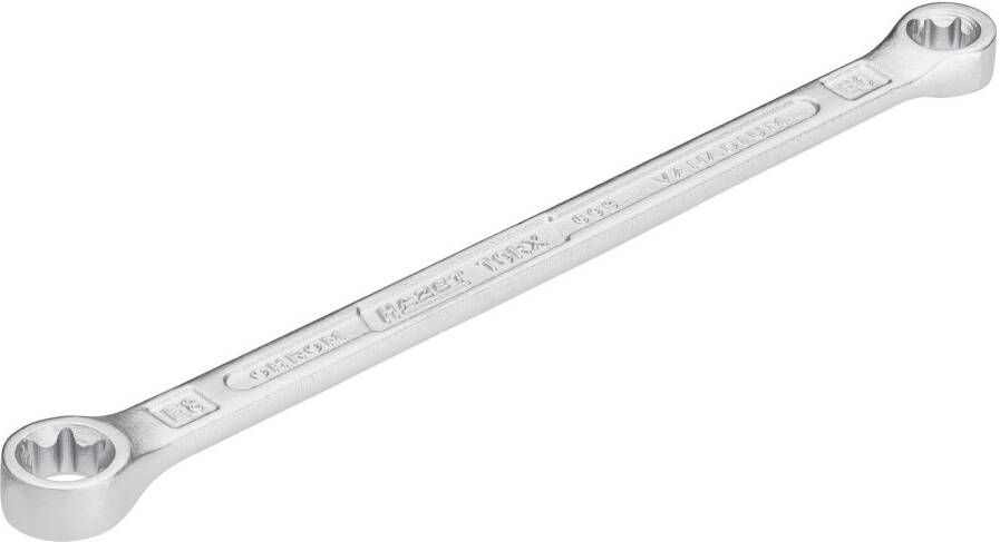Hazet Dubbele ringsleutel 609-E6XE8 · Buiten-TORX -profiel · SW E6 E8