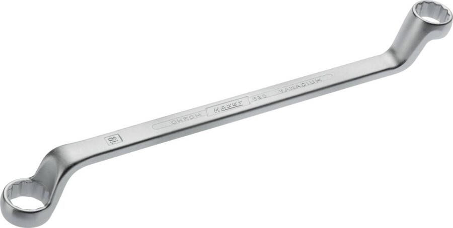 Hazet Dubbele ringsleutel 630-17X19 · Buitentwaalfkant tractieprofiel · SW 17 x 19 mm