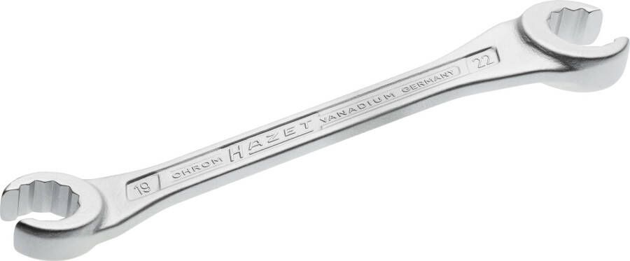 Hazet Dubbele ringsleutel · open 612-19X22 · Buitentwaalfkant profiel · SW 19 x 22 mm