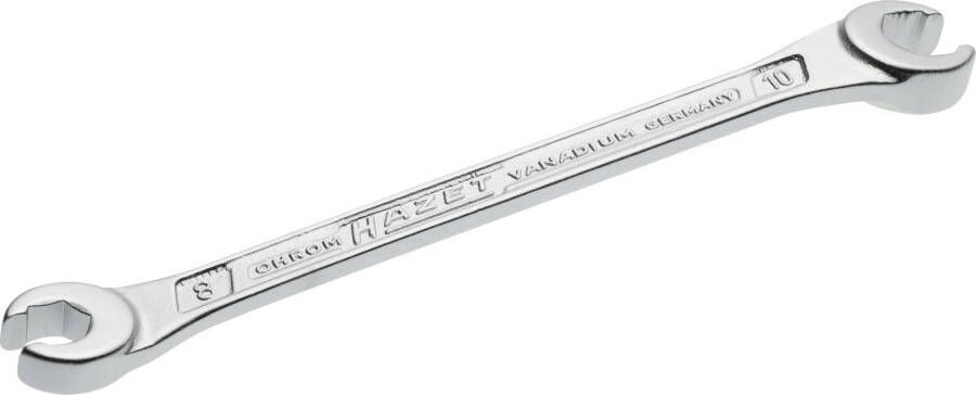 Hazet Dubbele ringsleutel · open 612-8X10 · Buiten-zeskant-profiel · SW 8 x 10 mm