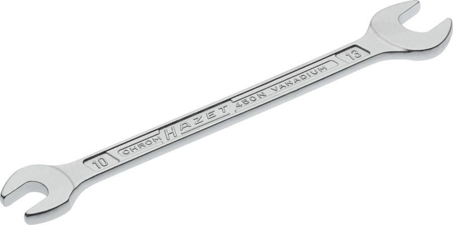 Hazet Dubbele steeksleutel 450N-10X13 · Buiten-zeskant-profiel · SW 10 x 13 mm