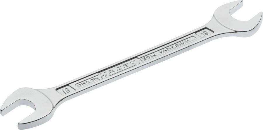 Hazet Dubbele steeksleutel 450N-18X19 · Buiten-zeskant-profiel · SW 18 x 19 mm
