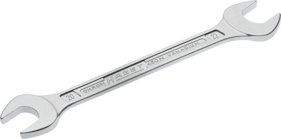 Hazet Dubbele steeksleutel 450N-20X22 · Buiten-zeskant-profiel · SW 20 x 22 mm