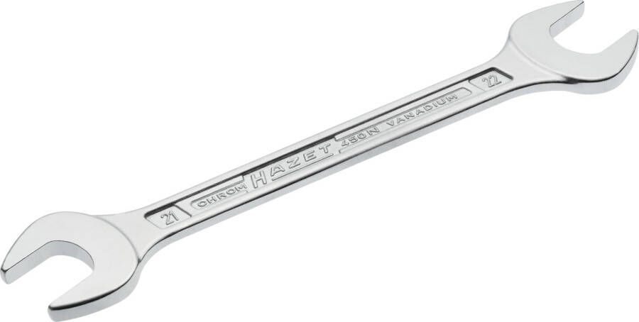 Hazet Dubbele steeksleutel 450N-21X22 · Buiten-zeskant-profiel · SW 21 x 22 mm