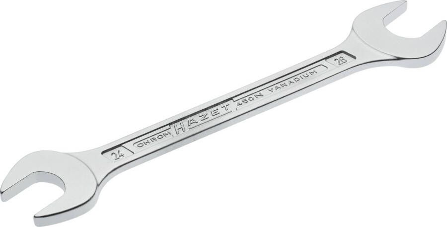 Hazet Dubbele steeksleutel 450N-24X26 · Buiten-zeskant-profiel · SW 24 x 26 mm