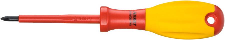Hazet Elektricien-schroevendraaier · geïsoleerd 810VDE-PH1 · Kruiskop profiel PH · SW PH1