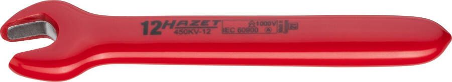 Hazet Enkele steeksleutel · geïsoleerd 450KV-12 · Buiten-zeskant-profiel · SW 12 mm