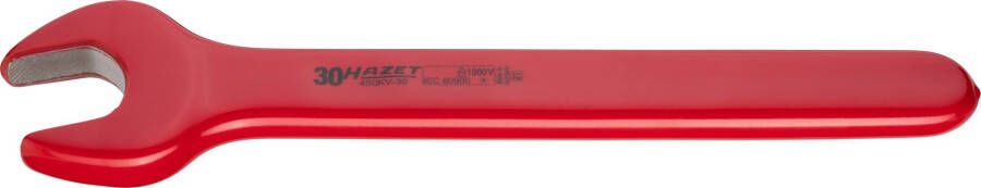 Hazet Enkele steeksleutel · geïsoleerd 450KV-30 · Buiten-zeskant-profiel · SW 30 mm