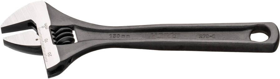 Hazet Enkele steeksleutel · verstelbaar 279-6 · Buiten-zeskant-profiel · Lengte: 157 mm