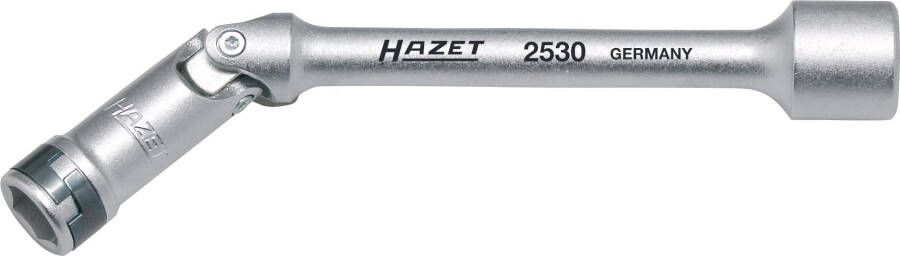 Hazet Gloeibougie-dopsleutel 2530 | 3 8 inch (10 mm) vierkant hol | Buiten-zeskant-tractieprofiel | SW 10 mm 2530