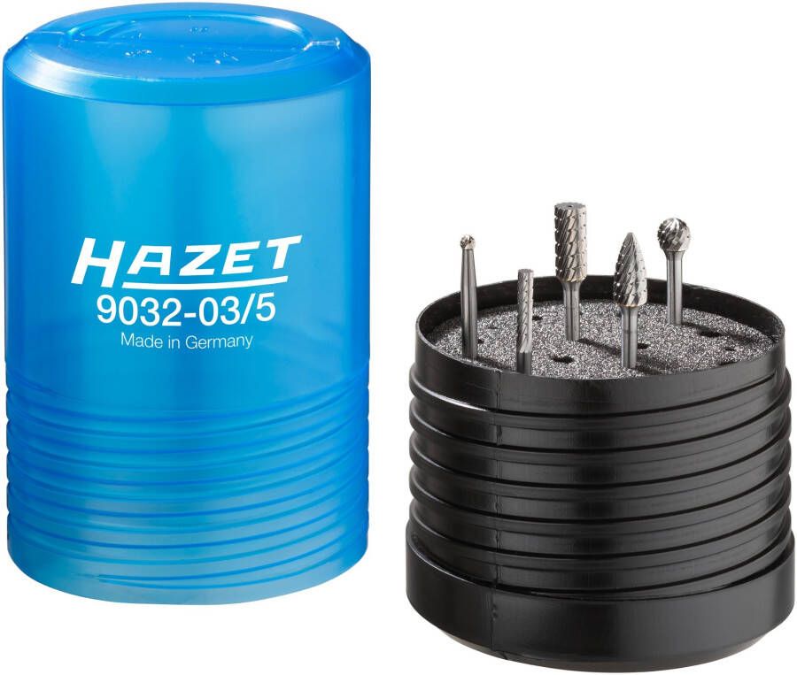 Hazet Hardmetalen freespenset · 3 mm 9032-03 5 · 5-delig