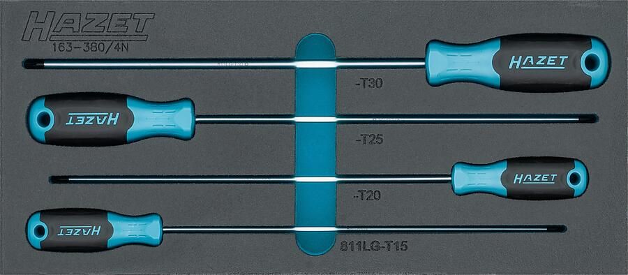 Hazet Schroevendraaierset TORX 4-delig 163-380 4N
