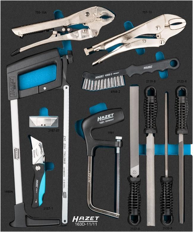 Hazet Universele set 11-delig in inleg 163D-11 11