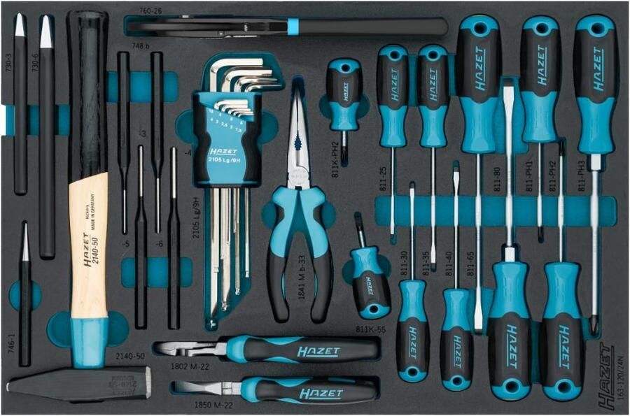 Hazet Universele set 24-delig in inleg 163-120 24N