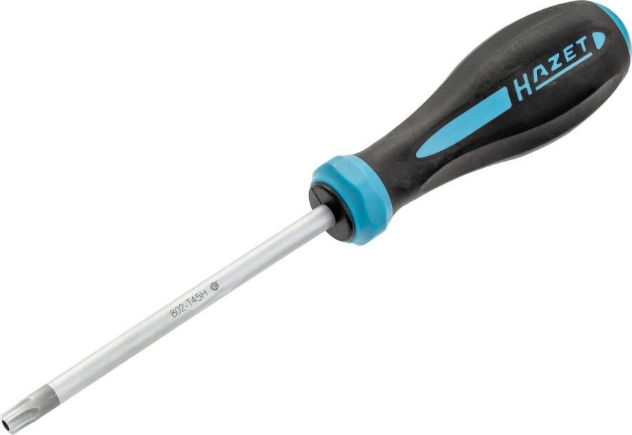 Hazet HEXAnamic -schroevendraaier 802-T45H · Tamper resistant TORX -profiel · SW T45H
