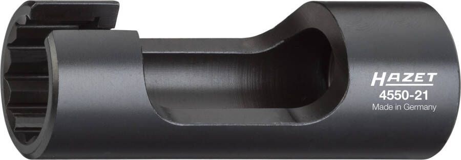 Hazet Injectieleidingsleutel 4550-21 · 1 2 inch (12 5 mm) vierkant hol · Buitentwaalfkant profiel · SW 21 mm