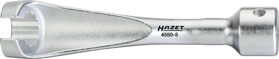 Hazet Injectieleidingsleutel 4550-5 · 1 2 inch (12 5 mm) vierkant hol · Buitentwaalfkant profiel · SW 14 mm