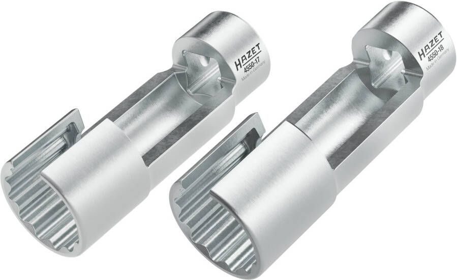 Hazet Injectieleidingsleutel set 4550-1718 2 · 2-delig · 17 · 18