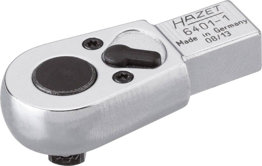Hazet Insteek-omschakelratel 6401-1 · 9 x 12 mm insteekvierkant massief · 1 4 inch (6 3 mm) vierkant massief · Lengte: 46 5 mm
