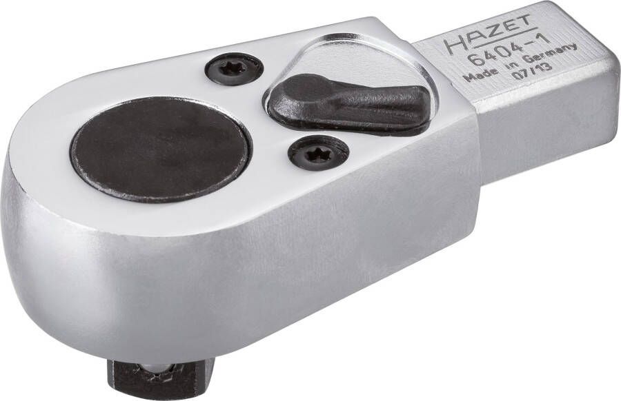 Hazet Insteek-omschakelratel 6404-1 · 14 x 18 mm insteekvierkant massief · 1 2 inch (12 5 mm) vierkant massief · Lengte: 83 5 mm