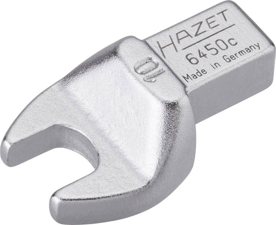 Hazet Insteek-steeksleutel 6450C-10 · 9 x 12 mm insteekvierkant massief · Buiten-zeskant-profiel · SW 10 mm