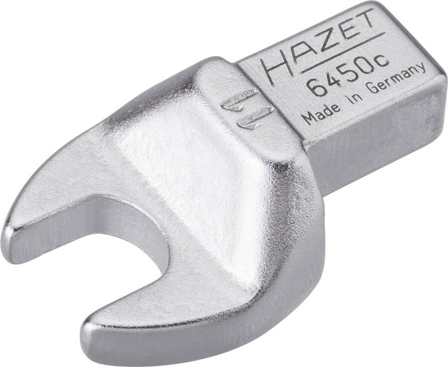 Hazet Insteek-steeksleutel 6450C-11 · 9 x 12 mm insteekvierkant massief · Buiten-zeskant-profiel · SW 11 mm