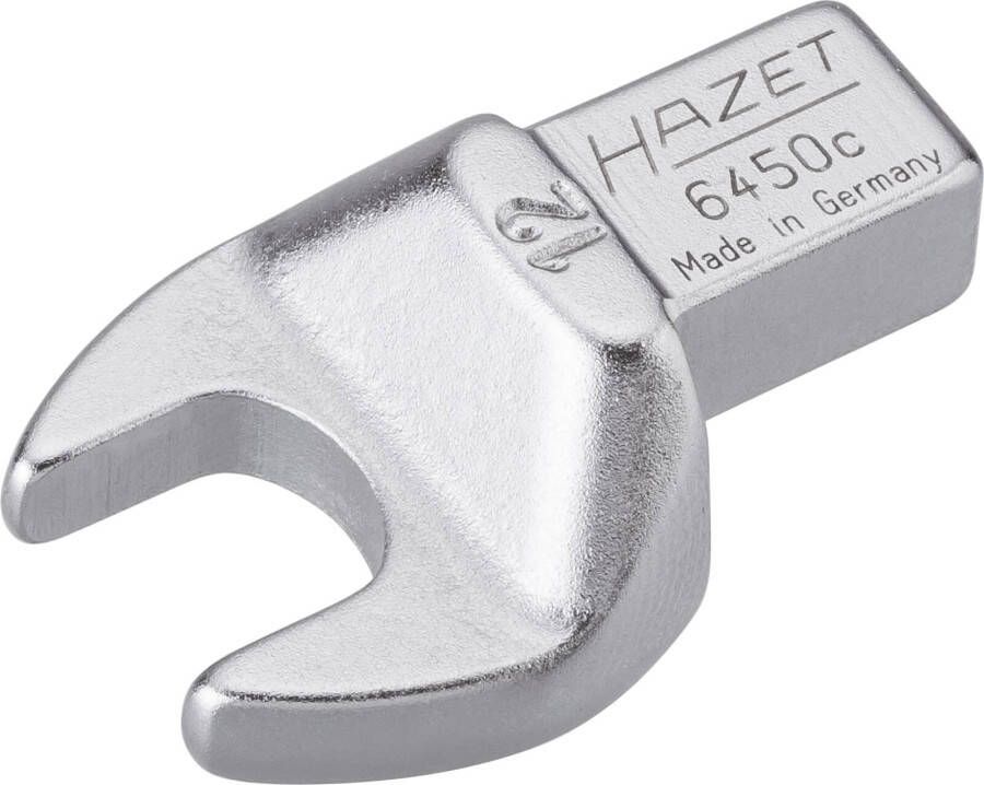Hazet Insteek-steeksleutel 6450C-12 · 9 x 12 mm insteekvierkant massief · Buiten-zeskant-profiel · SW 12 mm