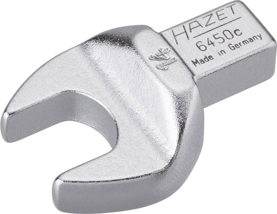 Hazet Insteek-steeksleutel 6450C-14 · 9 x 12 mm insteekvierkant massief · Buiten-zeskant-profiel · SW 14 mm