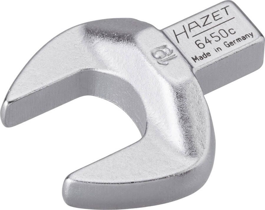 Hazet Insteek-steeksleutel 6450C-19 · 9 x 12 mm insteekvierkant massief · Buiten-zeskant-profiel · SW 19 mm
