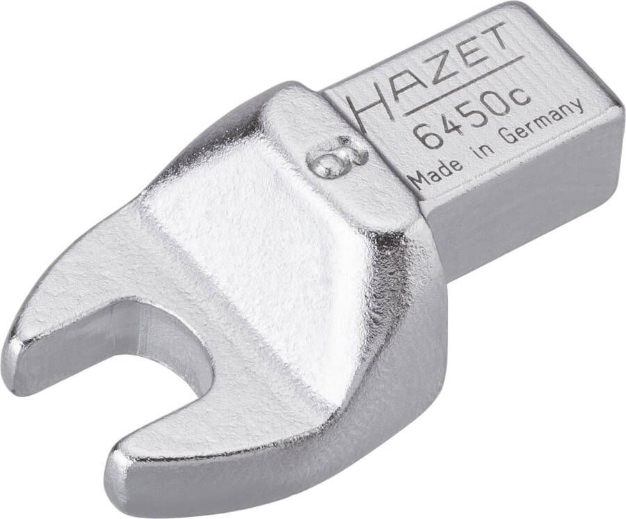 Hazet Insteek-steeksleutel 6450C-9 · 9 x 12 mm insteekvierkant massief · Buiten-zeskant-profiel · SW 9 mm
