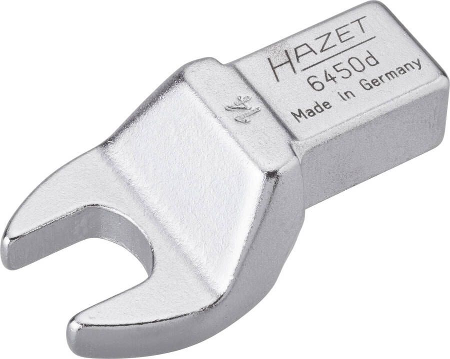 Hazet Insteek-steeksleutel 6450D-14 · 14 x 18 mm insteekvierkant massief · Buiten-zeskant-profiel · SW 14 mm