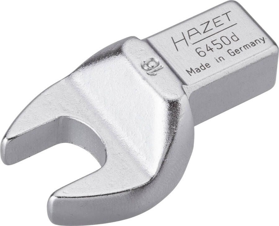 Hazet Insteek-steeksleutel 6450D-16 · 14 x 18 mm insteekvierkant massief · Buiten-zeskant-profiel · SW 16 mm