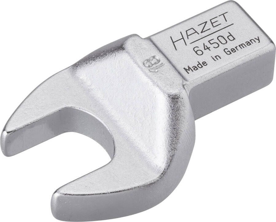 Hazet Insteek-steeksleutel 6450D-18 · 14 x 18 mm insteekvierkant massief · Buiten-zeskant-profiel · SW 18 mm