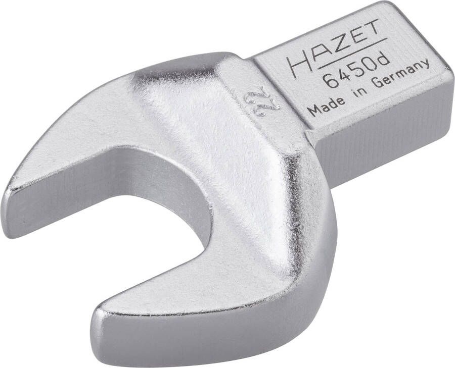 Hazet Insteek-steeksleutel 6450D-22 · 14 x 18 mm insteekvierkant massief · Buiten-zeskant-profiel · SW 22 mm